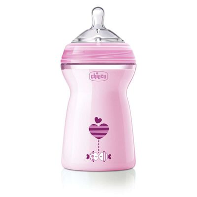 Naturalfeeling Feeding Bottle (330ml, Fast) (Pink)